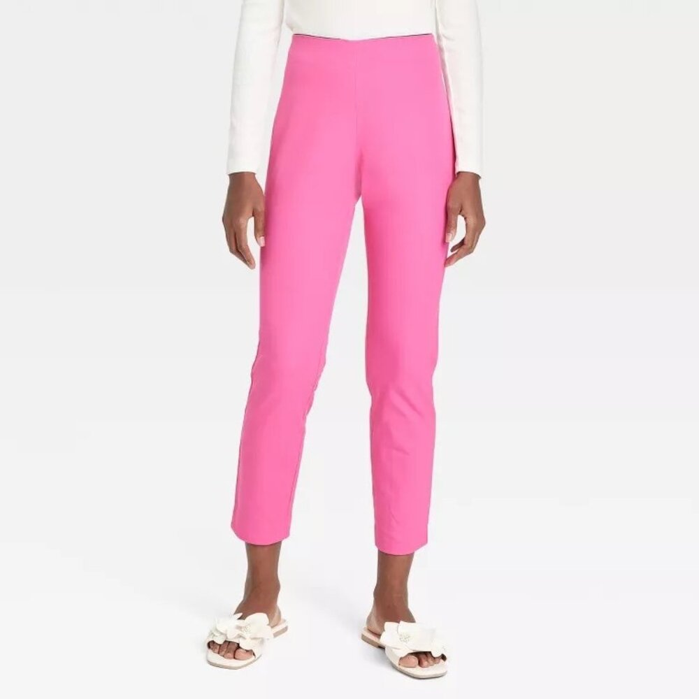 A New Day Bi-Stretch Elastic Waist High Rise Ankle Skinny Pants - Picture 1 of 9